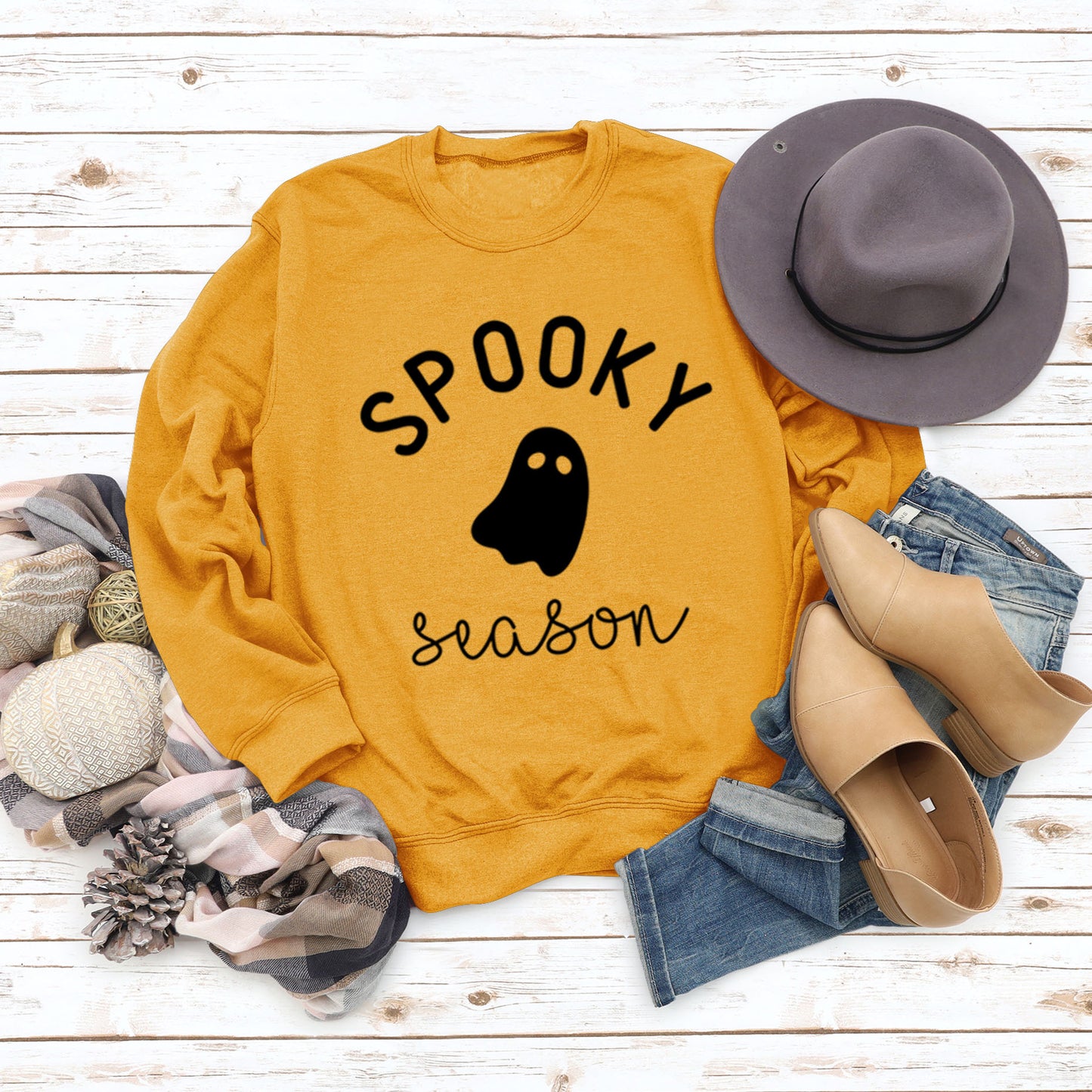 Loose Letters Autumn And Winter Round Neck Sweater Ladies
