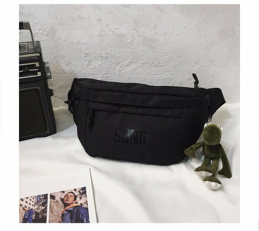 Nylon Shoulder  Large Capacity Chest Bag