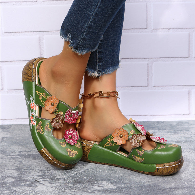 Closed-toe Slippers Women's Non-slip Slippers