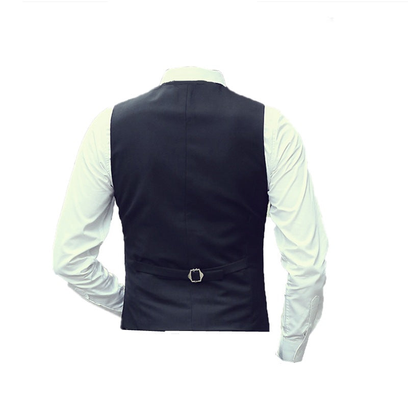 Herredragt Hip Hop Forlovelsesfest Cocktail Ærmeløs Slim Fit
