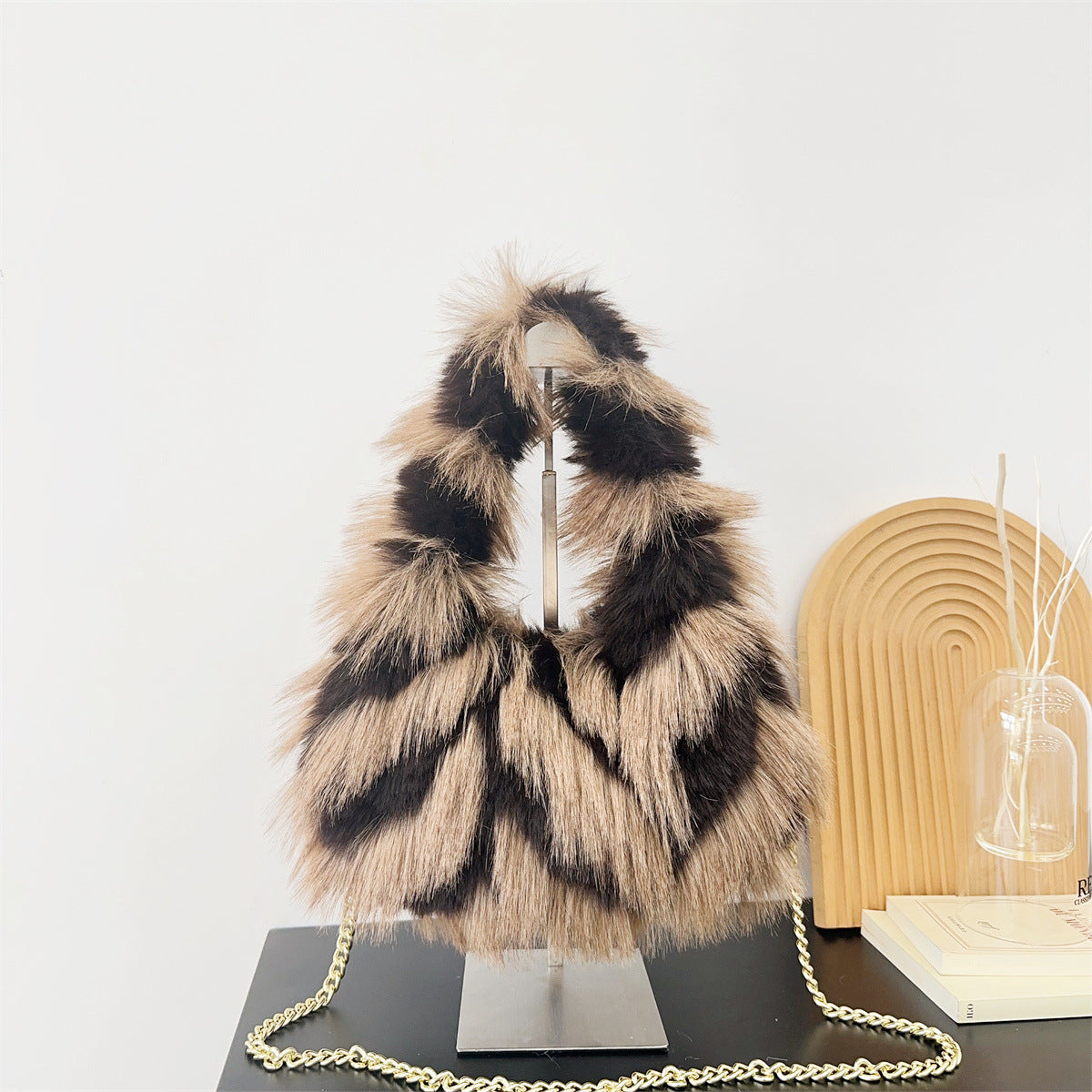 Blød Jacquard Tekstureret Crossbody Taske