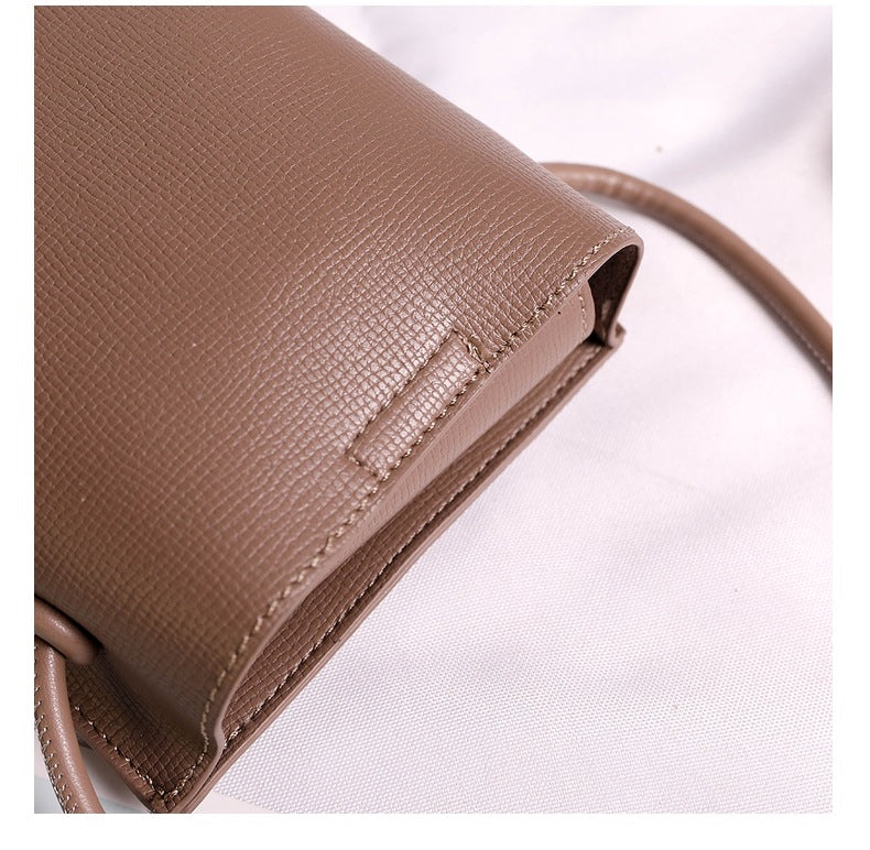 Newomen's Fashion Simple Korean Style Vertical Mobile Phone Bag