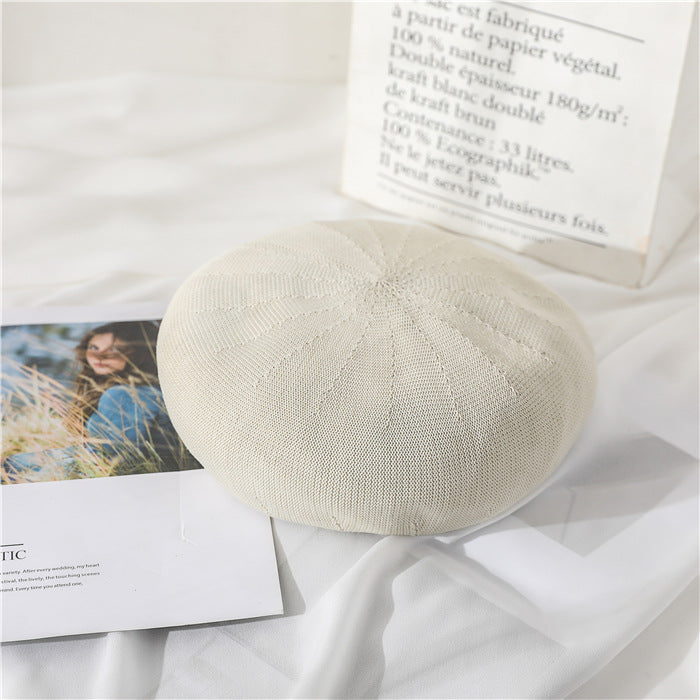 Women's Thin Fashion Retro Beret Knit