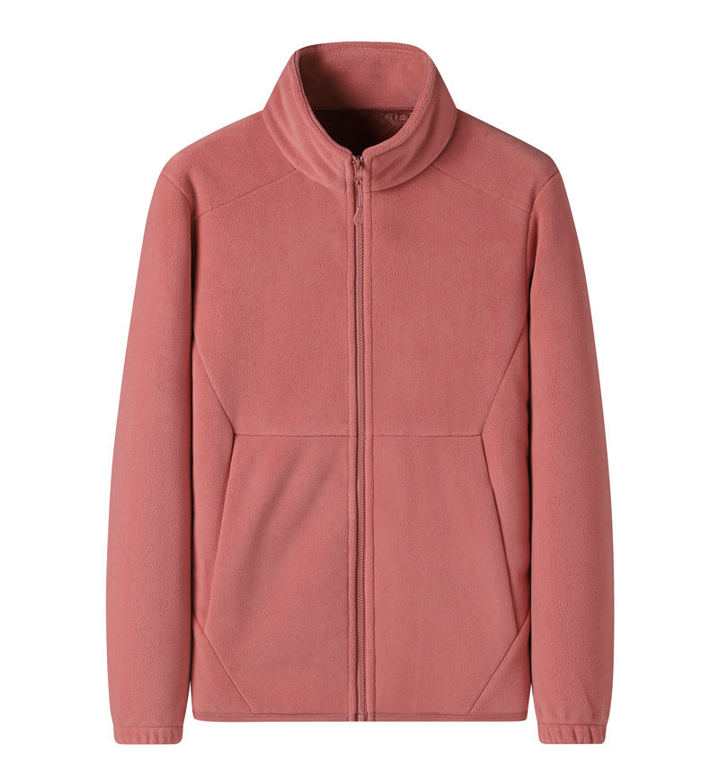 Sweater Couple Lambswool Double-sided Fleece Jacket