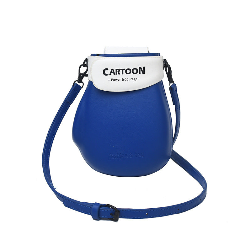 Womens Casual Crossbody Bag Features A Color-block Design