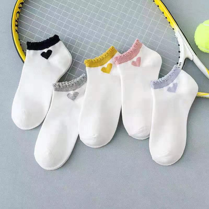 Summer Thin Shallow Mouth Boat Socks Ladies Cotton Socks