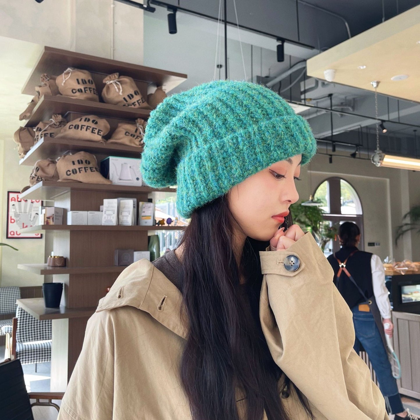 Thick Small Thick Needle Curled Wool Hat