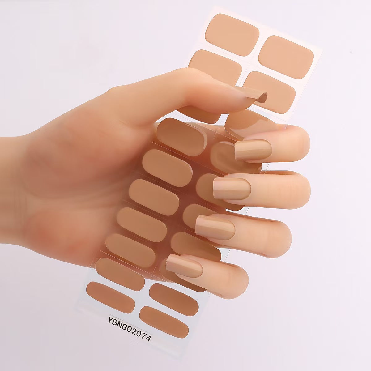 Gel Nail Stickers Semi-curing Heating Lamp Hardening Nail Sticker