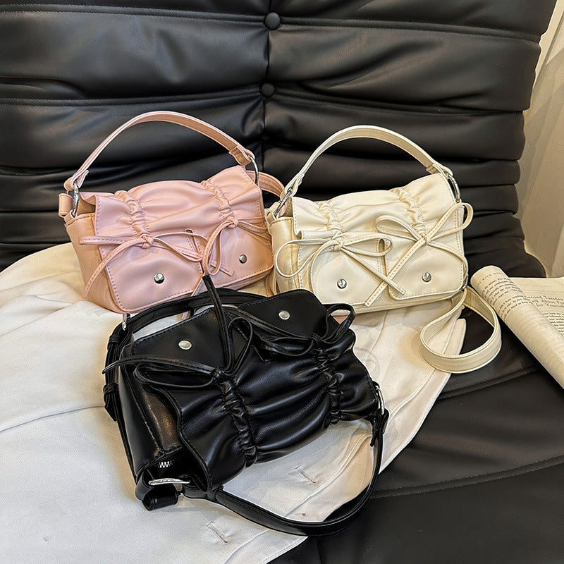 Blød læder crossbody-taske i westernstil, der passer til alt