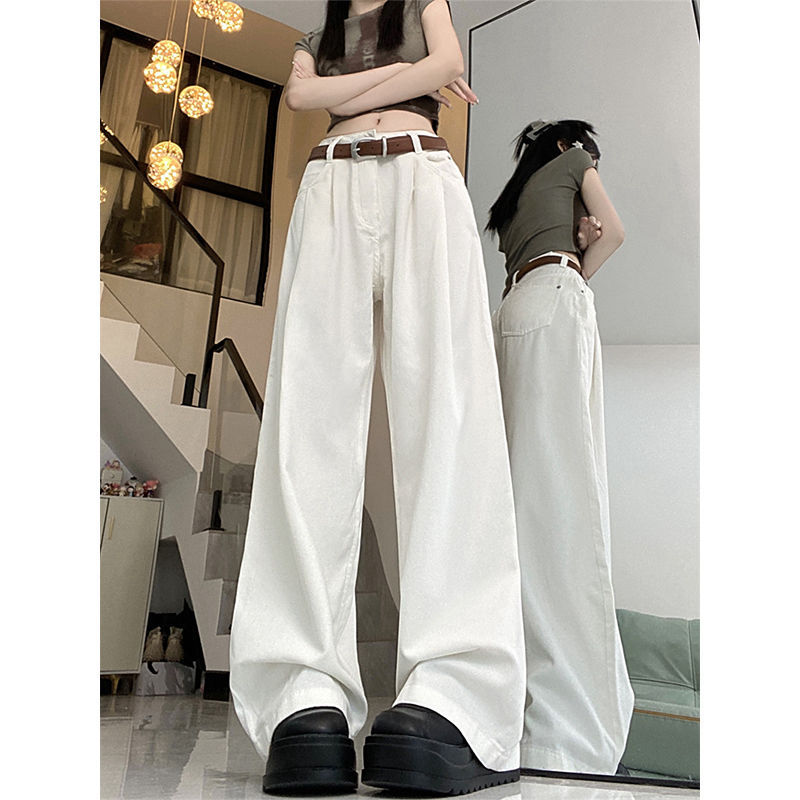 Womens Relaxed-fit Figure-flattering Drapey Casual Pants