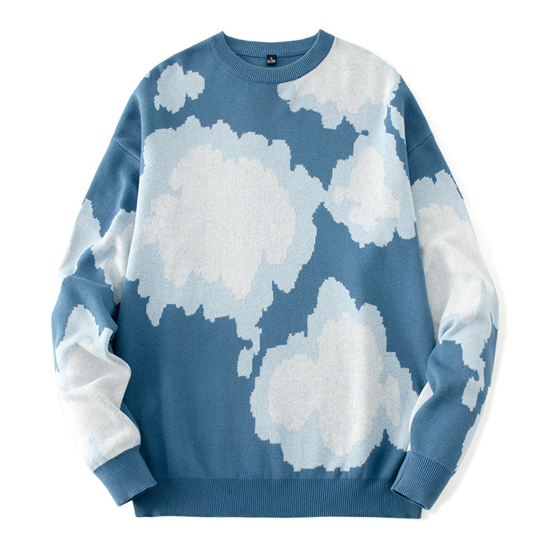 Rundhalset Sweater Mænd Og Kvinder Løs Pullover Sweater