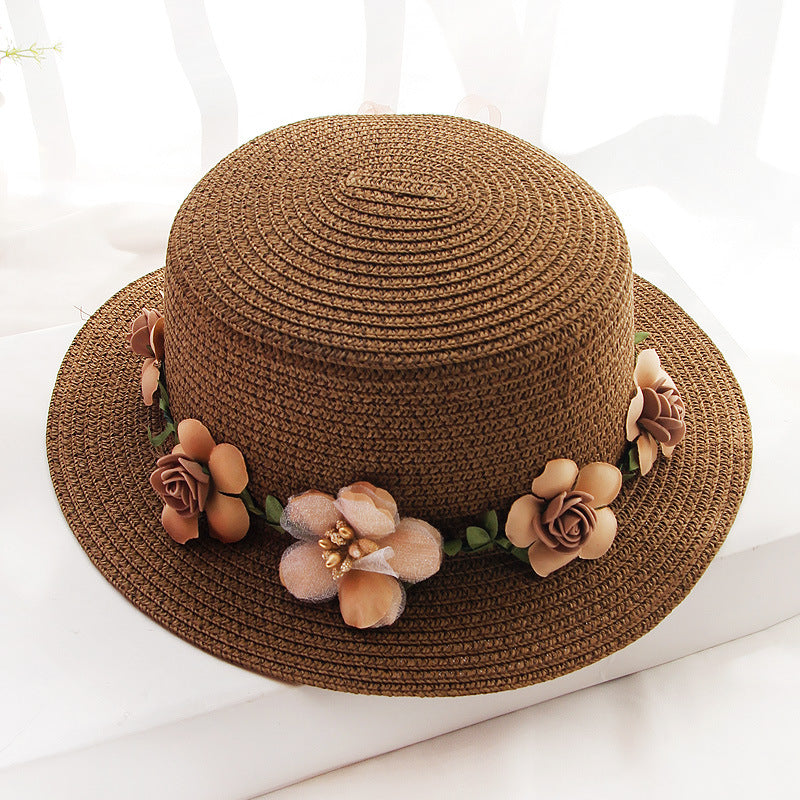 Women's Sun Garland Beach Outdoor Top Hat Sun Protection