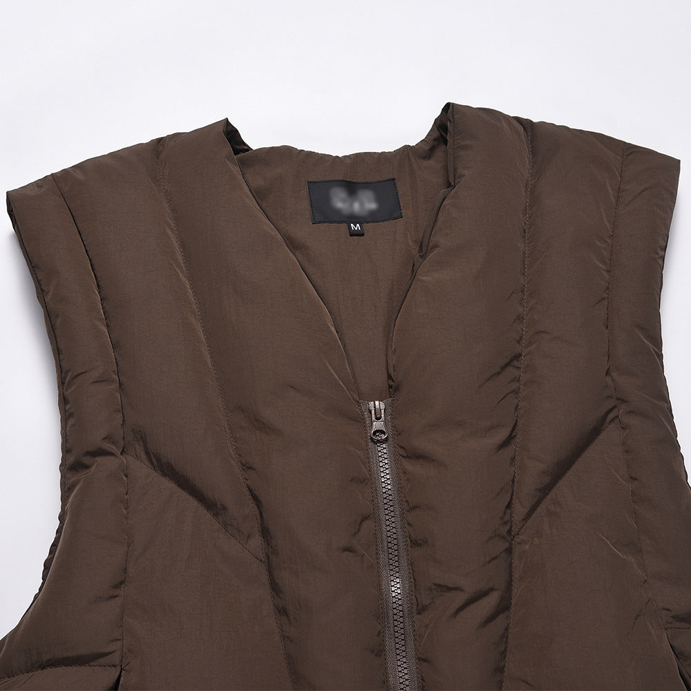Men's Casual Vest Cotton-padded Coat