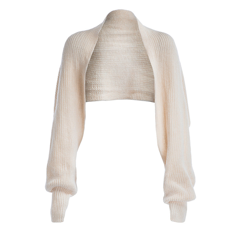 Winter Knitted Fashion Cardigan Nylon Shawl