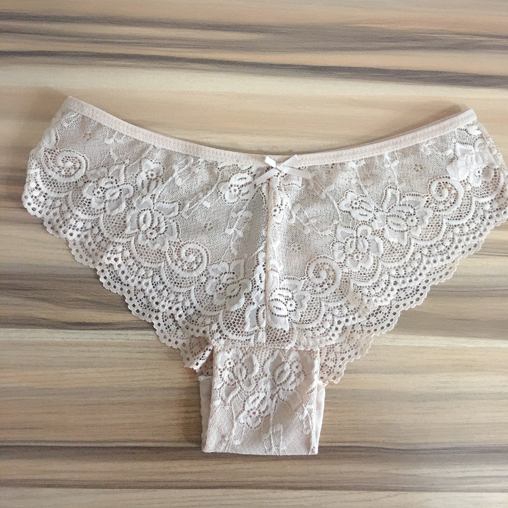 Lace Women's Briefs European And American Large Size Shorts