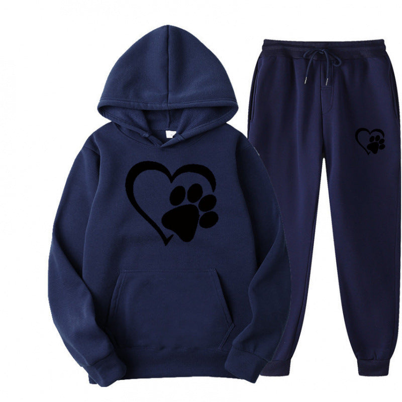 Mens And Womens Printed Hoodie Sets For Fall And Winter