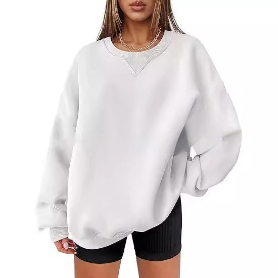Dame Sweater Uld Rund Hals Pullover Top