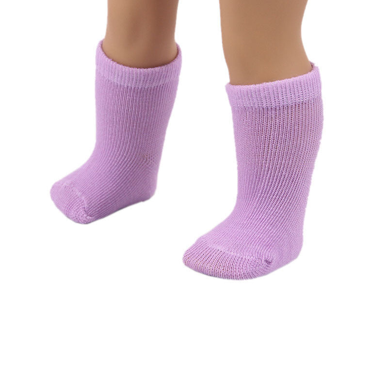 12 Colors 18 Inch American Girl Doll Socks