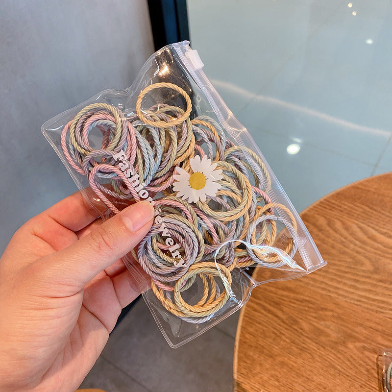 Girl Princess Color Head Hair Tie Rubber Band