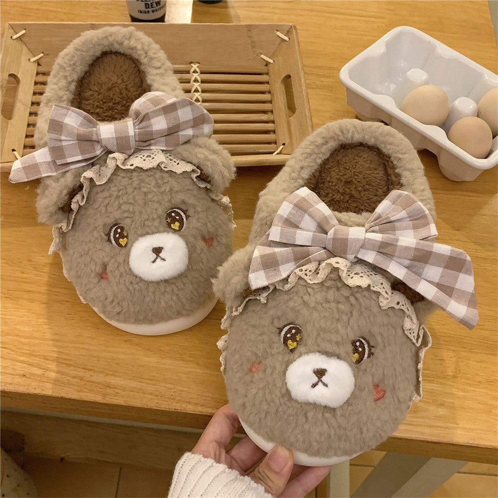 Women's Fashion Indoor Non-slip Cotton Slippers