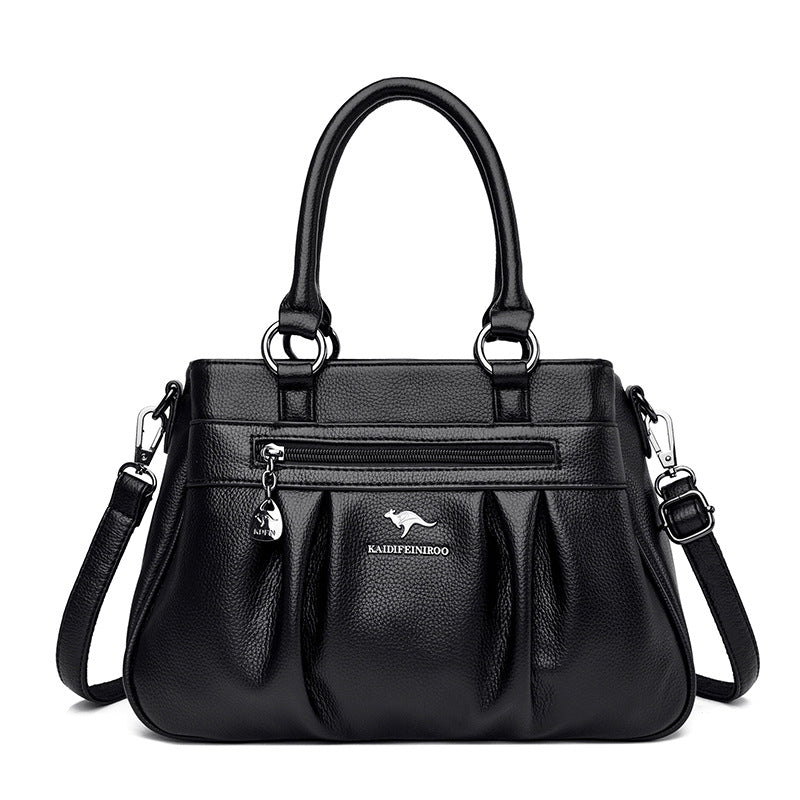 Cross-body Single Shoulder Bag Multi-layer Women's Large Capacity Handbag