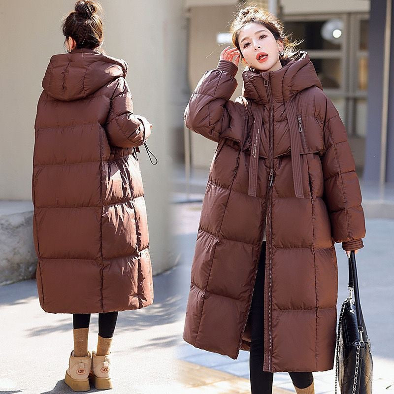Women's Long Overknee Thickened Down Cotton-padded Coat