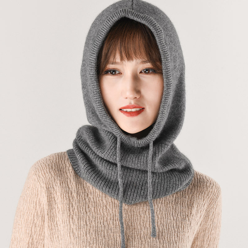 Cashmere Wool Yarn Autumn And Winter Men's And Women's Knitted Headwear