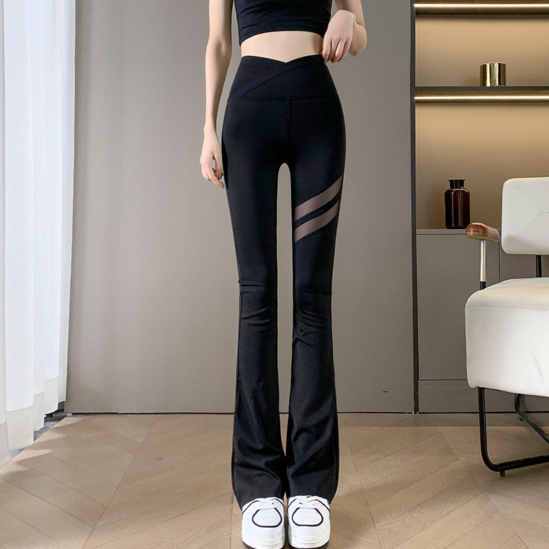 High Waisted Shark Casual Pants