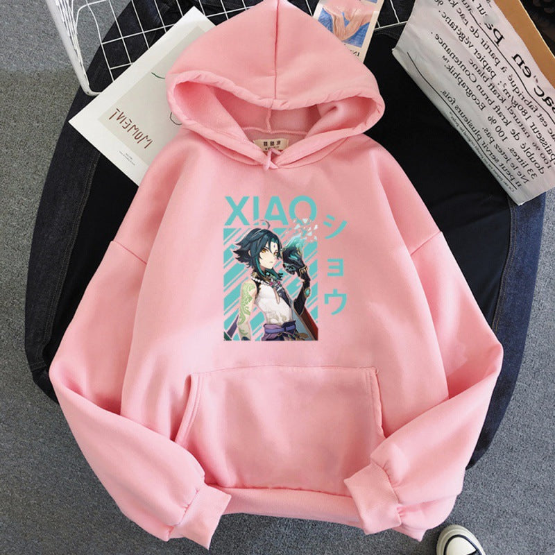 Couple Fleece Hooded Pullover Sweater