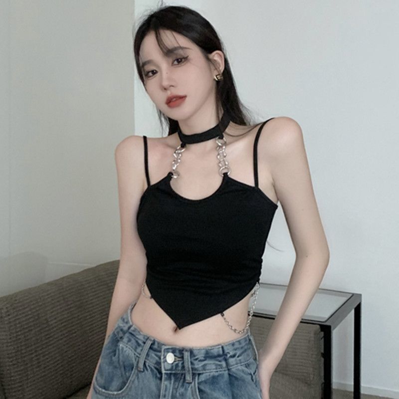 Summer Chain On Neck Hot Girl Sweet Beautiful And Cool Vest