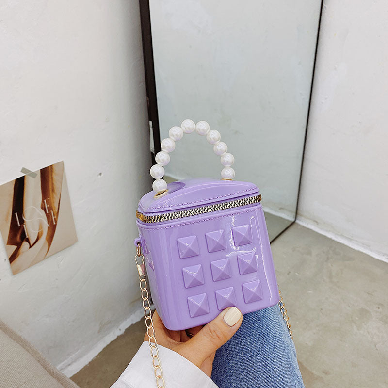 Handheld Pearl Chain Bag Slung For Women