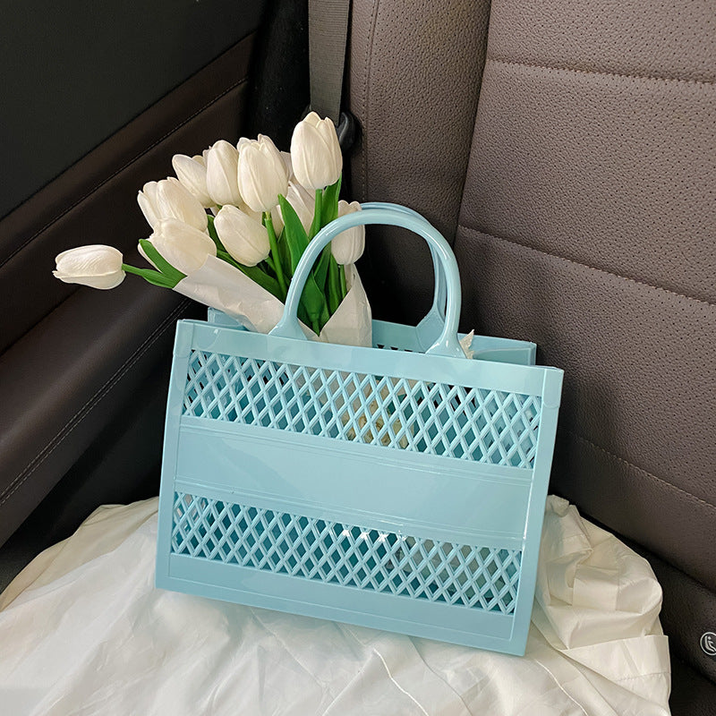 Portable Large Capacity Storage Basket Candy Hollow Bag
