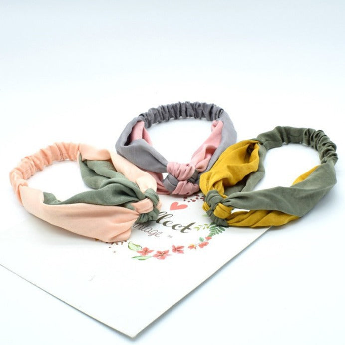 Sweet MSN Women's Color Matching Cross Hair Band