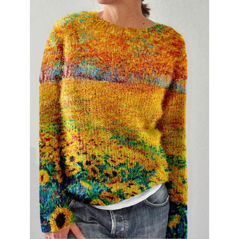 Hoodless Casual Loose-fitting Long-sleeve Top