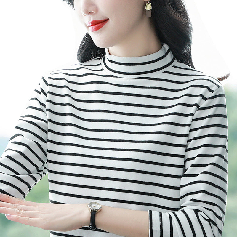 Women's AutumnWinter New Inner-Layer Warm Long-Sleeve Top