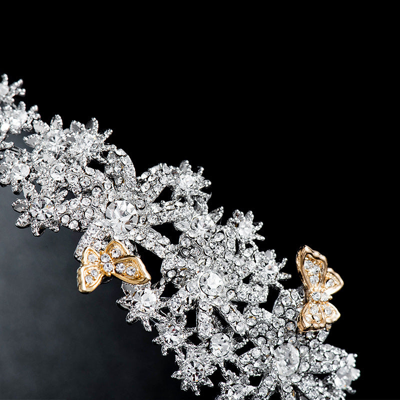 European And American Atmosphere Bride Crown Hair Hoop