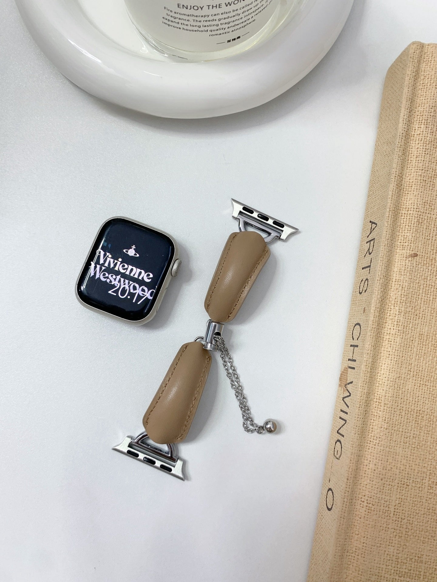 Nyt læderarmbånd D-formet metalbælte til mænd og kvinder
