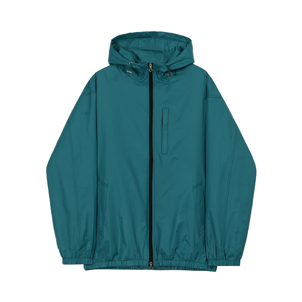 Sports Jacket Loose Hooded Fashion Men's Long Sleeve