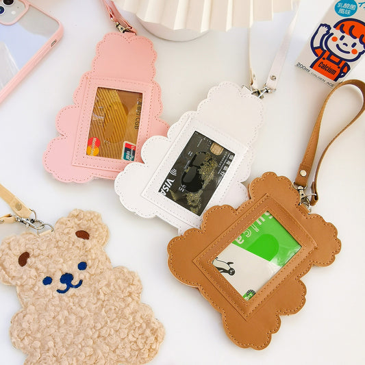 Love Student Cartoon Bus Card Set With Rope