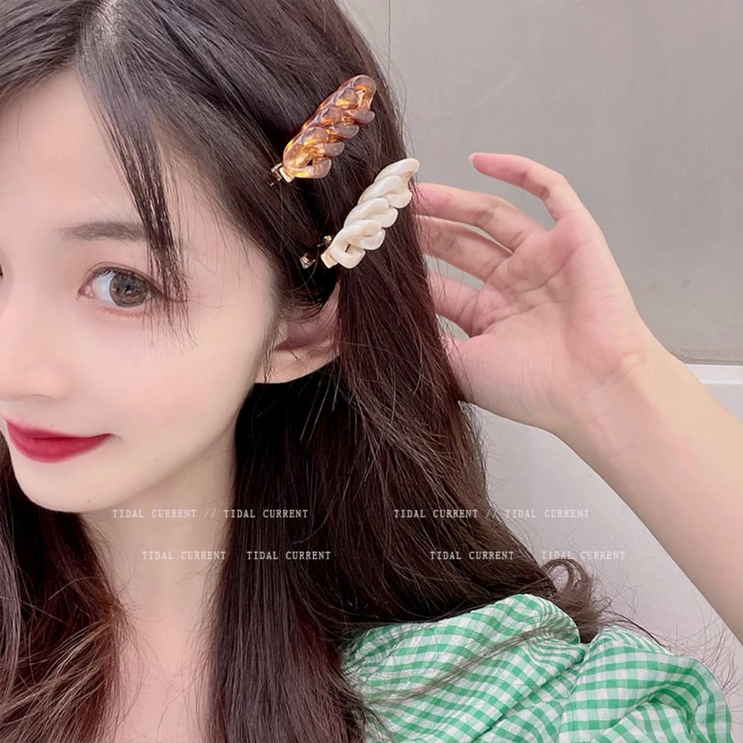 Girl Simple Hair Ring Bear Rope Cute