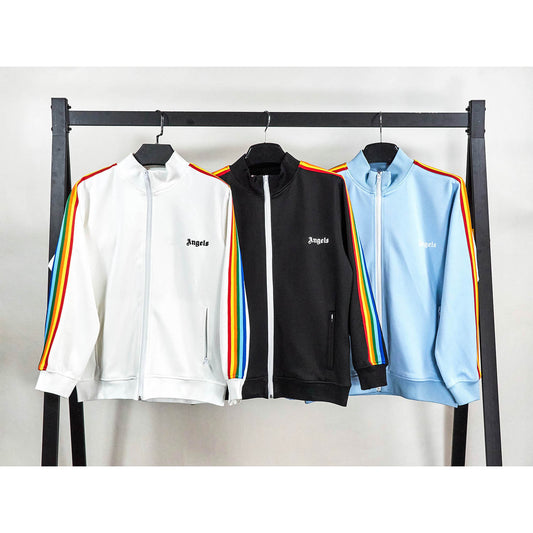 Angel Rainbow Side Woven Strip Classic Retro Loose Solid Color