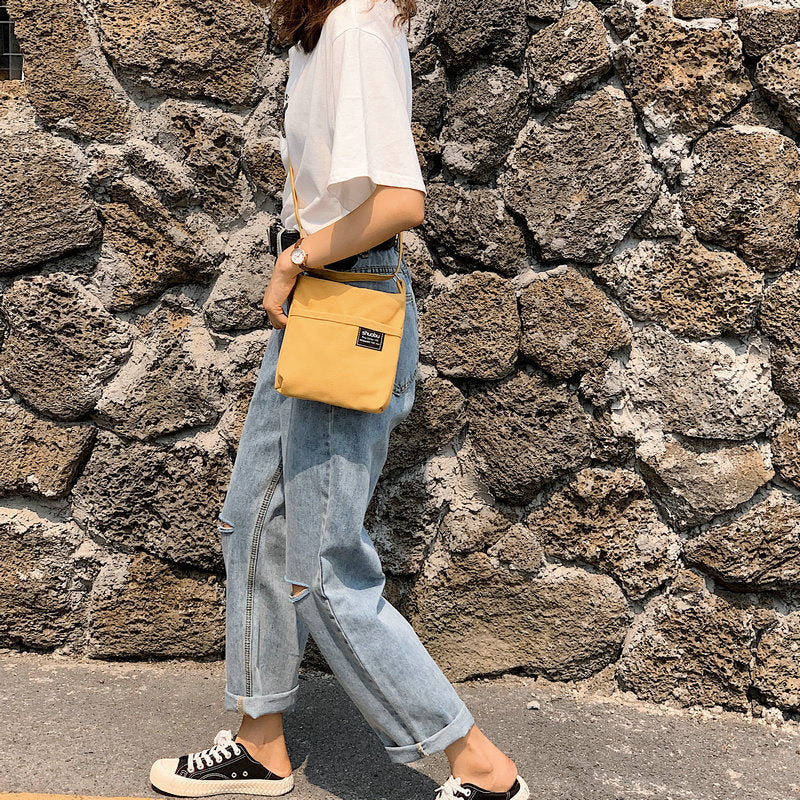Cross Body Canvas Bag Simple New Product Ins Style