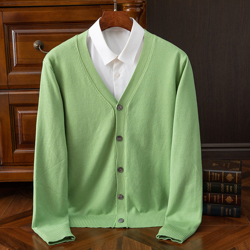 Versatile Casual Solid Color Coat Top Long Sleeve Loose Sweater