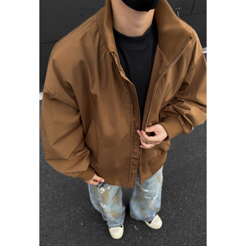 Men's Fashion Trend Cleanfit Silhouette Short Jacket