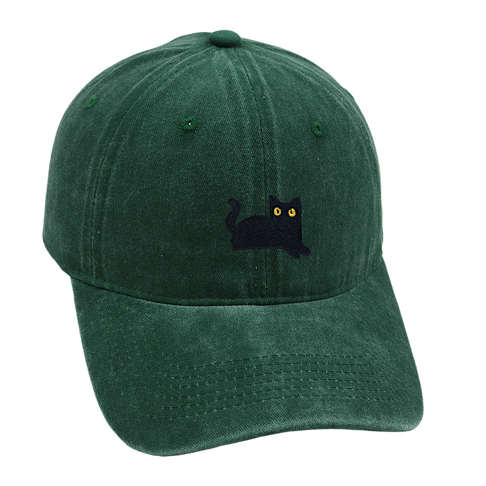 Retro Distressed Men And Women Peaked Cap