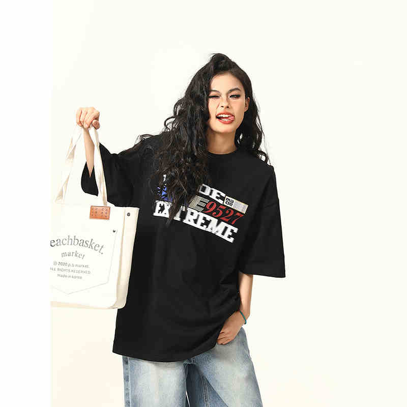 Retro Couple Cotton Short-sleeved T-shirt