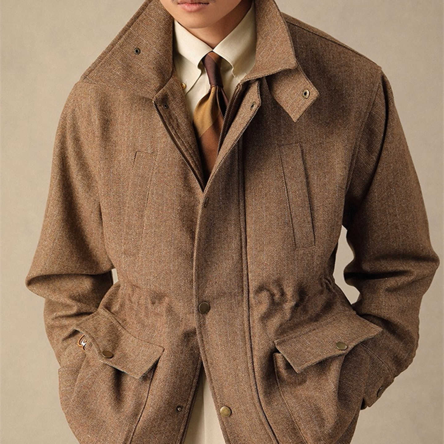 Wool Warm Long Coat Korean Casual