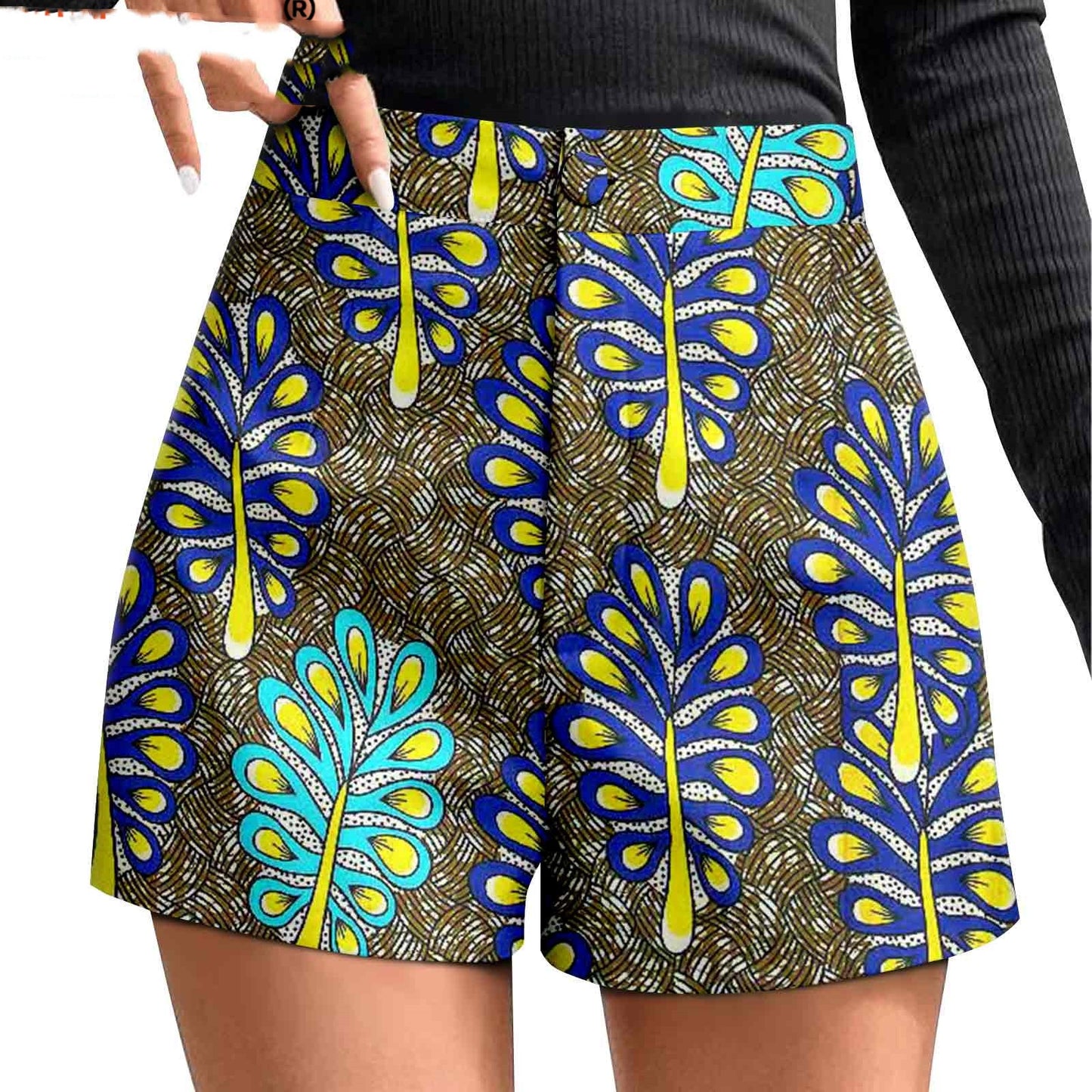 Duplex Printing Batik Shorts