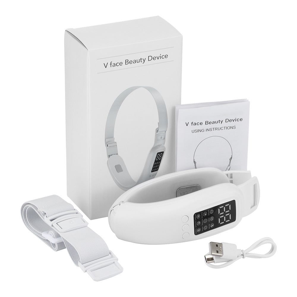 V15 Gear Heating Model Facial Lifting And Tightening Double Chin Micro Current Face Slimming Device
