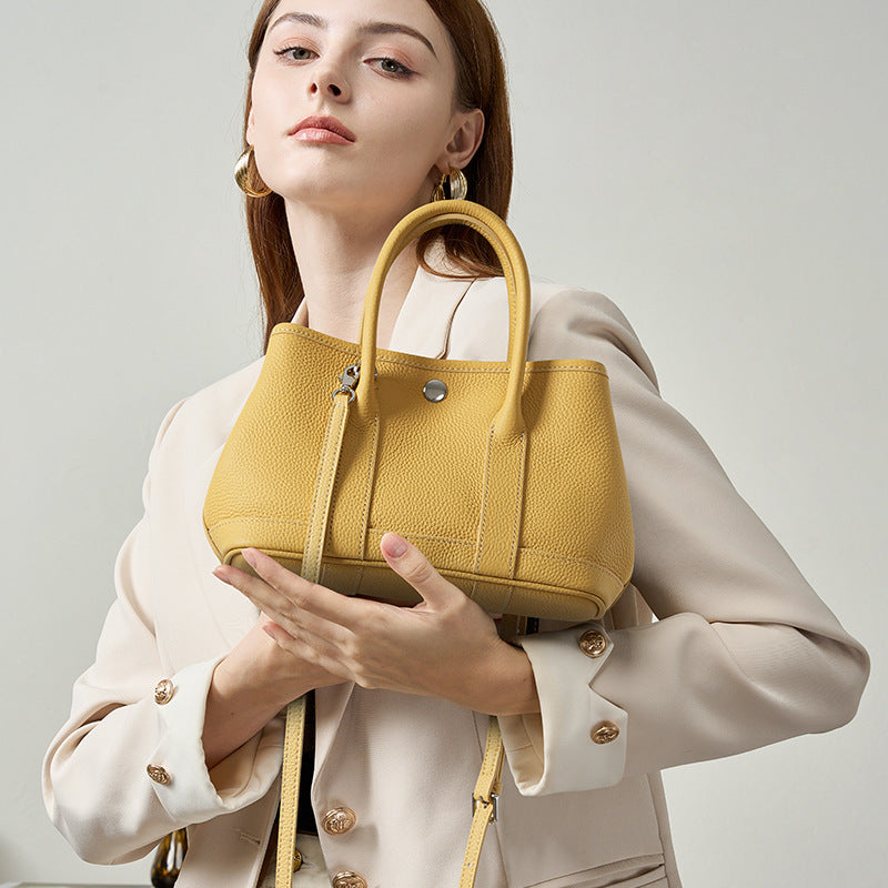 Ægte Læder Crossbody Dametaske Førstelags Koskind Håndtaske